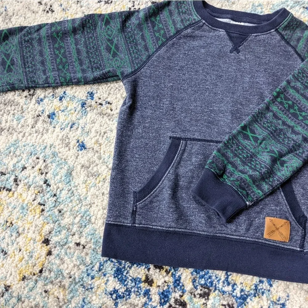 Gymboree Sweatshirt with Aztec‎ Sleeves